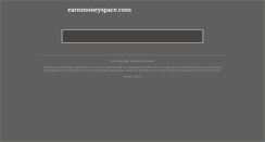 Desktop Screenshot of earnmoneyspace.com