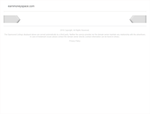 Tablet Screenshot of earnmoneyspace.com